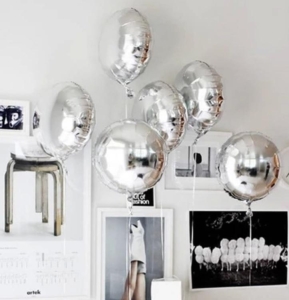 Okrągłe balony 10 sztuk - 45 cm