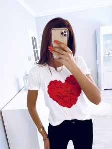 T-shirt Pau Czerwone Serce R60