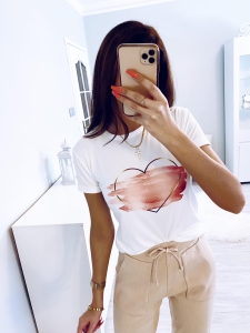 T-shirt Pau Różowe Serce R60