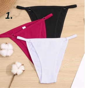 Stringi damskie 3 sztuki  025