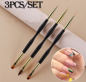 3 sztuki precyzyjnych pędzelków do zdobień 