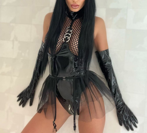 Body damskie seksowne ze spodniczka S-L E139