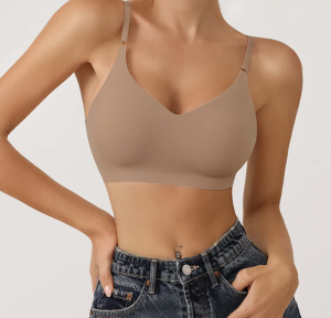 Klasyczny, bezszwowy miękki biustonosz V012