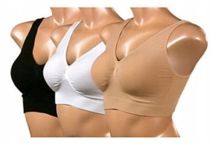 Zestaw 3 sztuk biustonosze bezszwowe  S-5XL A06