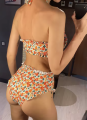Kwiatowe bikini z falbankami 227