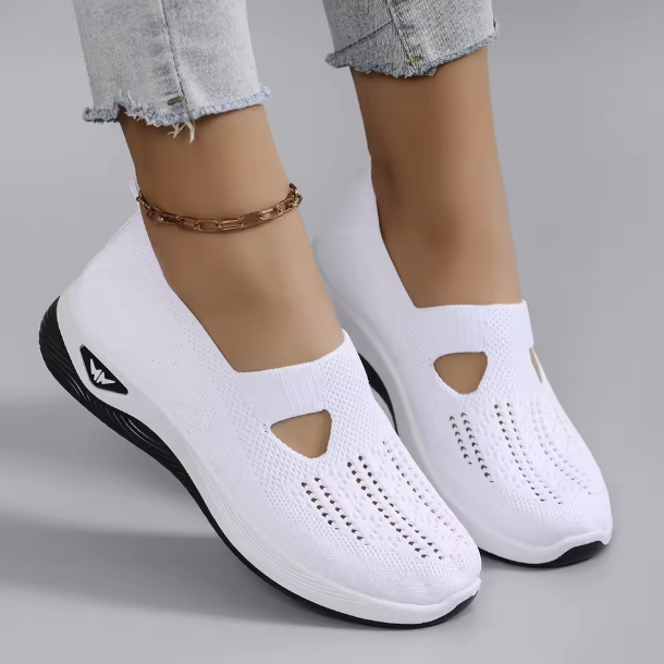 Lekkie buty sportowe damskie z siateczką
