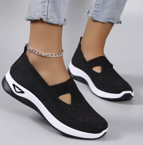 Lekkie buty sportowe damskie z siateczką