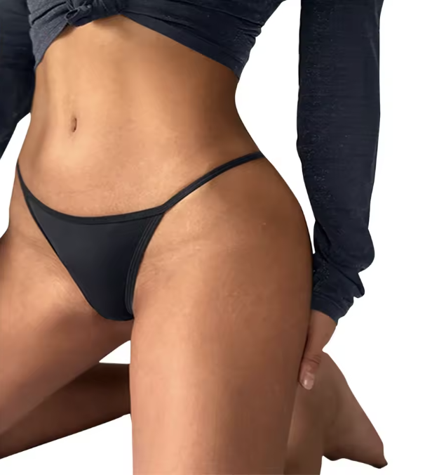Koronkowe stringi damskie z ozdobnym haftem – S do 3XL