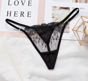 Przeźroczyste stringi z odpinaniem 369