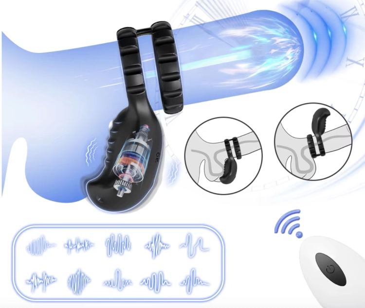 Podwójny pierścień erekcyjny z wibracją USB z silikonu medycznego. 10 trybów, cicha praca, wzmocnienie erekcji i stymulacja dla par. Sprawdź w Dybcia.pl.