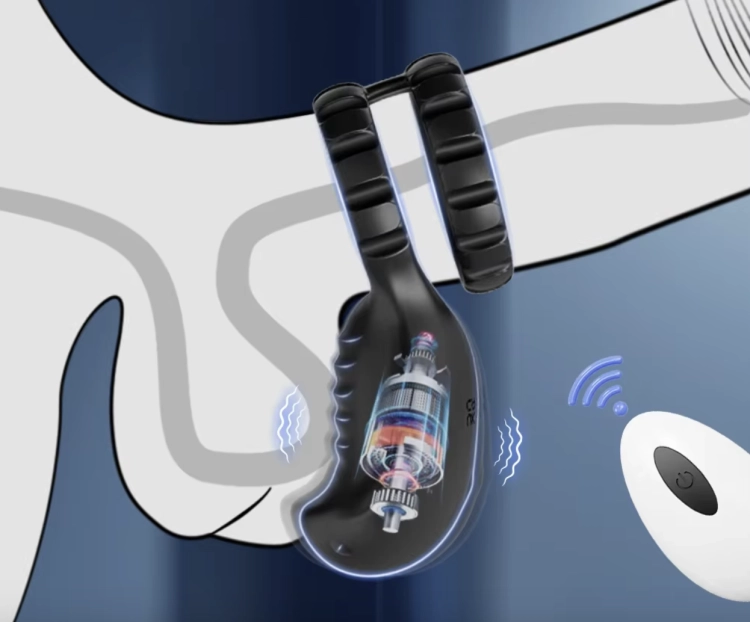 Podwójny pierścień erekcyjny z wibracją USB z silikonu medycznego. 10 trybów, cicha praca, wzmocnienie erekcji i stymulacja dla par. Sprawdź w Dybcia.pl.