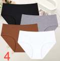 Bezszwowe majtki damskie – zestaw 4 sztuki. Wygodna bielizna niewidoczna pod ubraniem, miękka i elastyczna, idealna na co dzień.