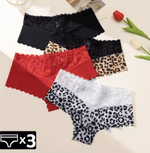 3 pak Majtki Bokserki Damskie 452 