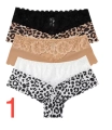 Majtki damskie bezszwowe z koronką, wysoki stan, zestaw 3 sztuki. Elastyczna bielizna dopasowująca się do ciała, komfort i brak odznaczania pod ubraniem.