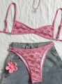 Modne bikini damskie z regulowanym wiązaniem. Dwuczęściowy strój kąpielowy podkreślający sylwetkę. Idealny na lato i wakacje.