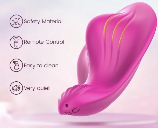 Odkryj wibrator do noszenia Butterfly z aplikacją Bluetooth. 9 trybów wibracji, podwójna stymulacja, cicha praca, silikon premium, ładowanie USB i wygodne sterowanie dla jeszcze większej przyjemności.