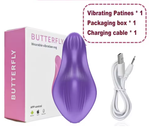 Odkryj wibrator do noszenia Butterfly z aplikacją Bluetooth. 9 trybów wibracji, podwójna stymulacja, cicha praca, silikon premium, ładowanie USB i wygodne sterowanie dla jeszcze większej przyjemności.