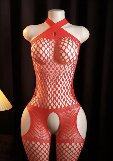 zestaw 3 bodystocking, bodystocking erotyczne zestaw, bodystocking z otwartym krokiem, kombinezon kabaretka damski, bielizna erotyczna bodystocking, czarne bodystocking, czerwone bodystocking, zestaw bielizny erotycznej S–XXL