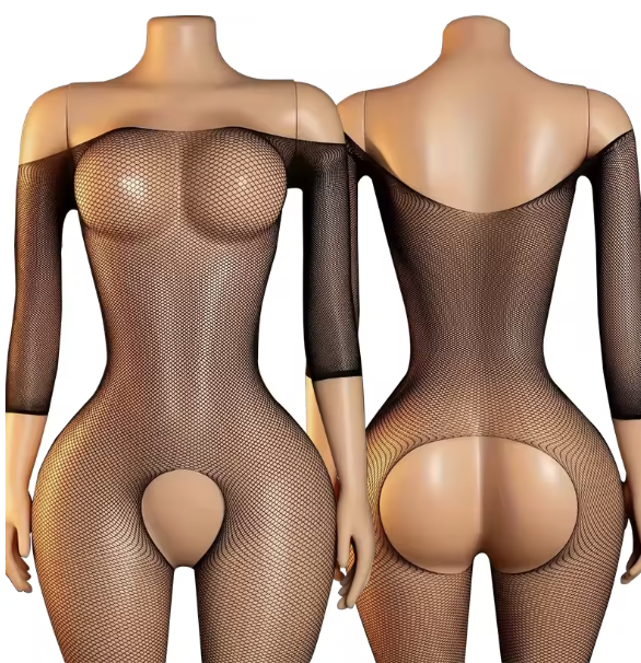 Zestaw 3 zmysłowych bodystocking damskich w różnych wzorach. Elastyczna siateczka, rozmiar uniwersalny i 3 efektowne fasony w jednym zestawie.