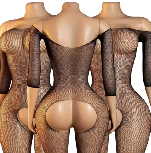 Zestaw 3 zmysłowych bodystocking damskich w różnych wzorach. Elastyczna siateczka, rozmiar uniwersalny i 3 efektowne fasony w jednym zestawie.