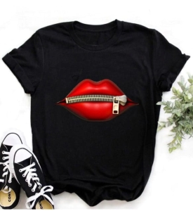 T-shirt damski z nadrukiem XS-3XL R053