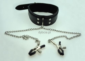 Choker + zacisk na sutki SEX PRODUKT